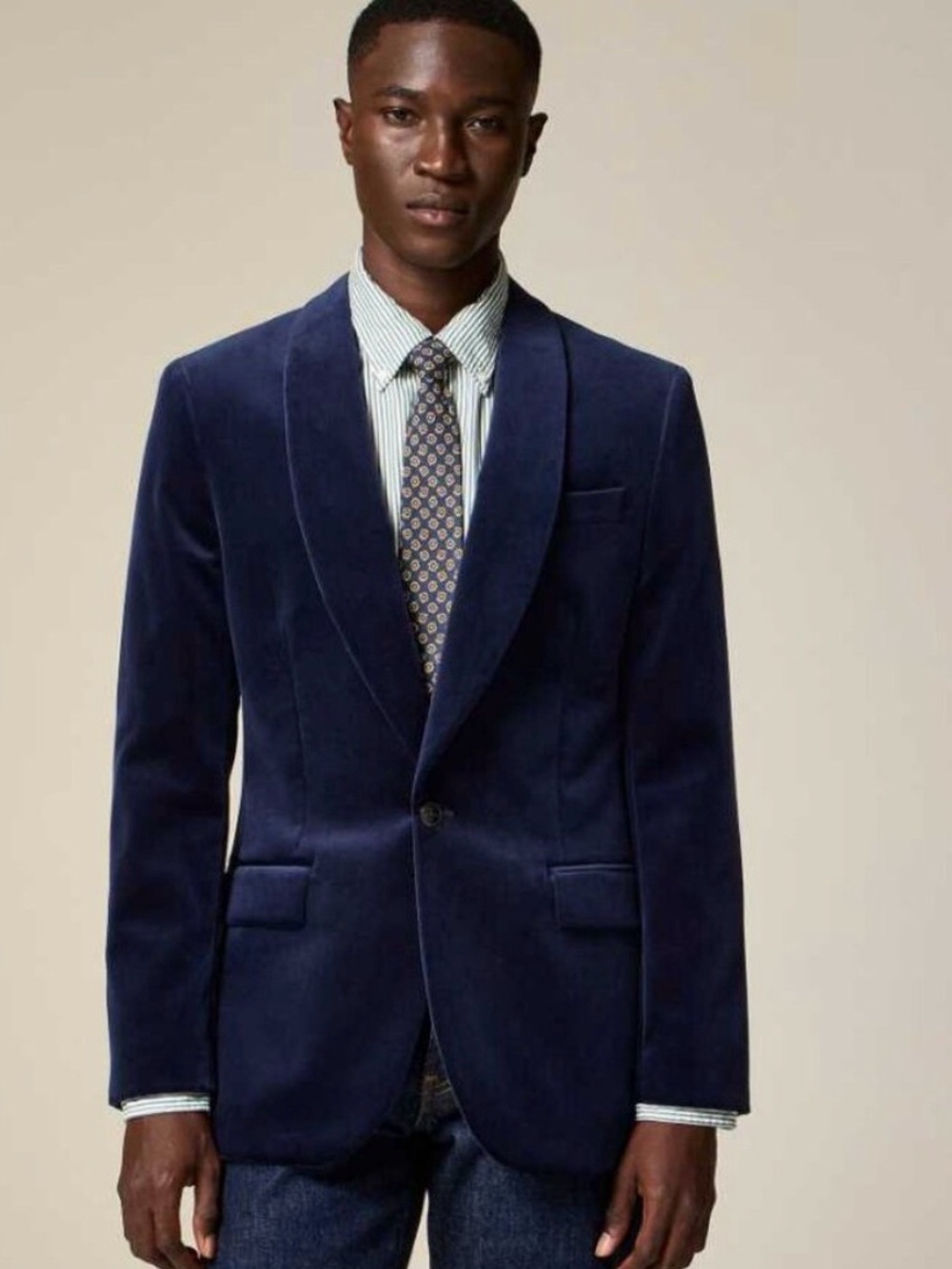 J. Crew Like New Ludlow Shawl Collar Velvet Tux